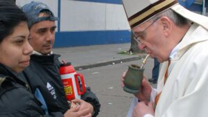 Papież Franciszek Jorge Bergoglio pije Yerba Mate