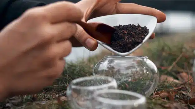 Herbata na Walentynki: herbata czarna Ceylon Lovers Leap, liście