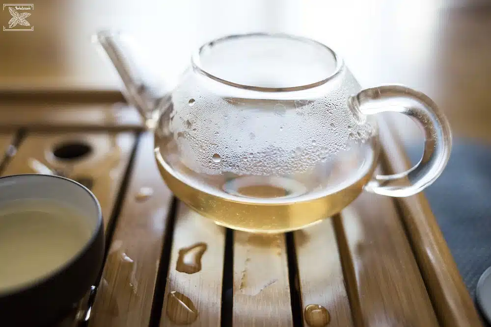 Żółta herbata Kekecha - pierwsze parzenie