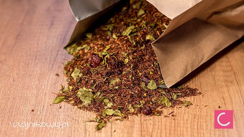 Herbata rooibos Moringa drzewo długowieczności i wiśnia