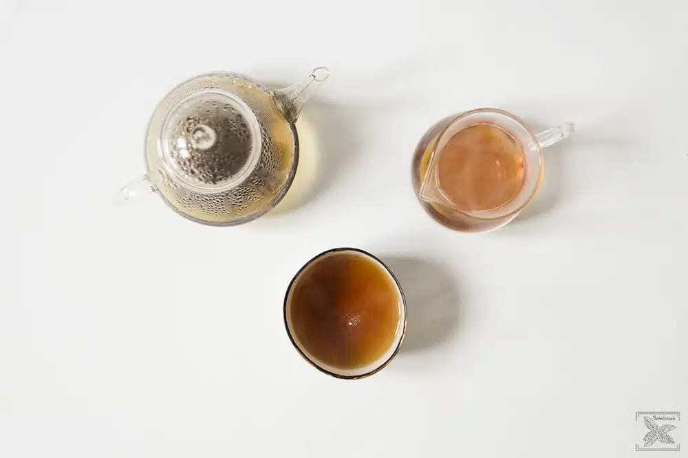 Herbata czarna Yunnan Imperial Organic: kolor trzeciego naparu