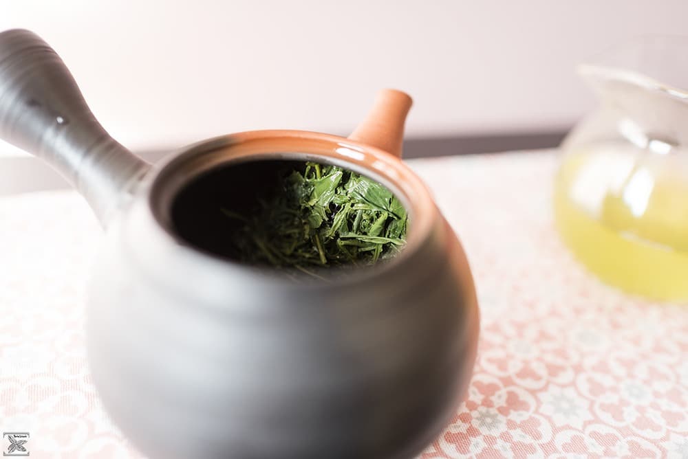 Japońska zielona herbata Shincha: czajnik po parzeniu