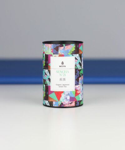 Herbata zielona japońska Moya Sencha organiczna puszka 60g