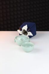 Podróżny zestaw do parzenia herbaty zielony 100ml