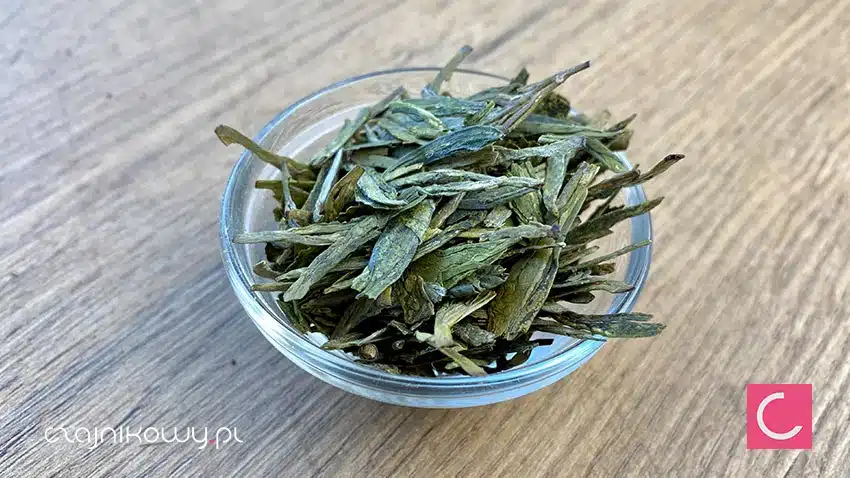 Zielona herbata Ding Gu Da Fang: liście