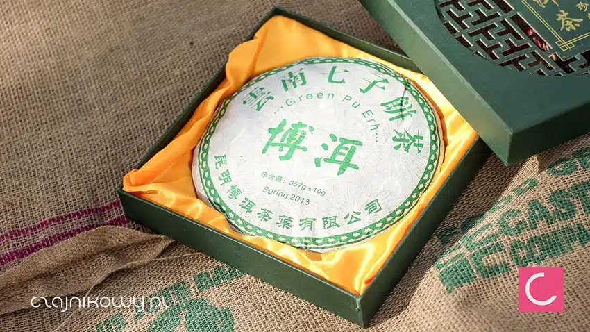 Herbata czerwona pu-erh green spring 2015 357g