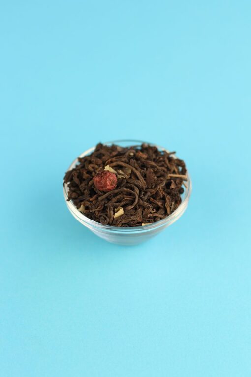 Herbata czerwona pu-erh porzeczkowa jeżynowa 50g