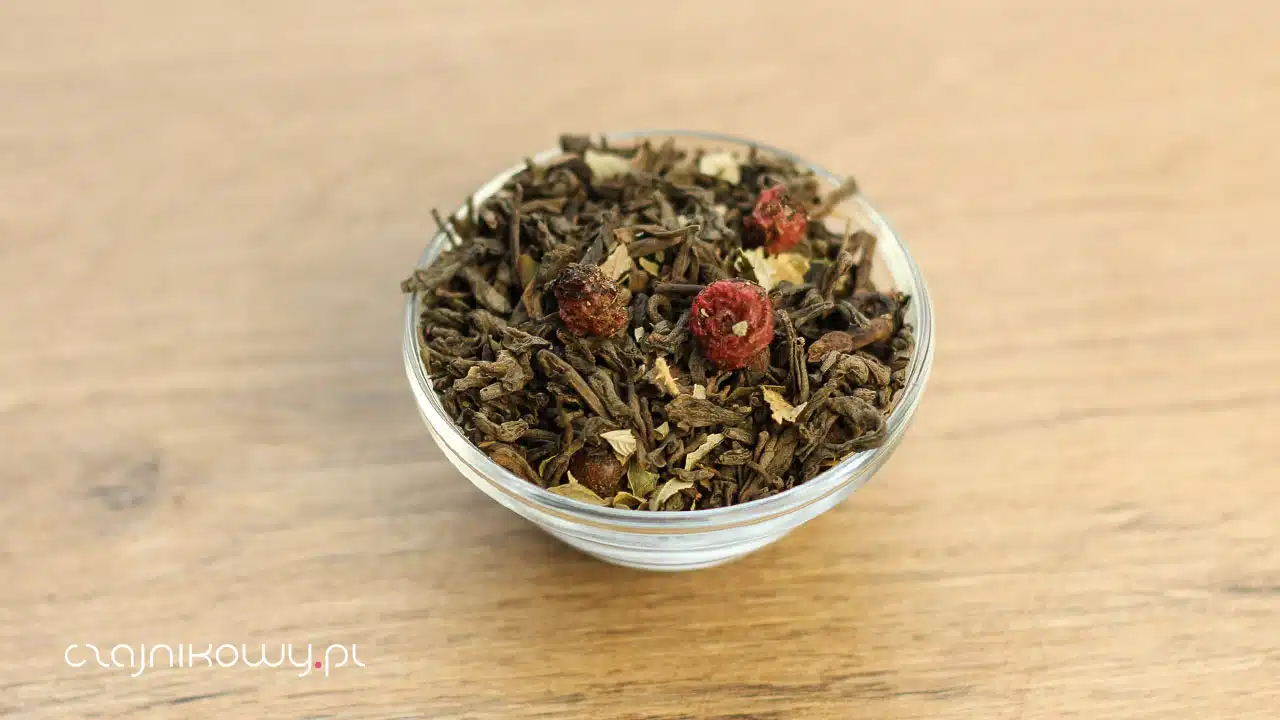 Herbata czerwona pu-erh porzeczkowa jeżynowa