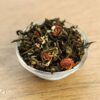 Herbata zielona truskawkowa z rabarbarem