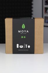 Zestaw do herbaty BLACK: matcha, matchawan, chasen, chashaku, stojak