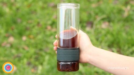 Podróżny zaparzacz do herbaty dla aktywnych 275ml - parzenie