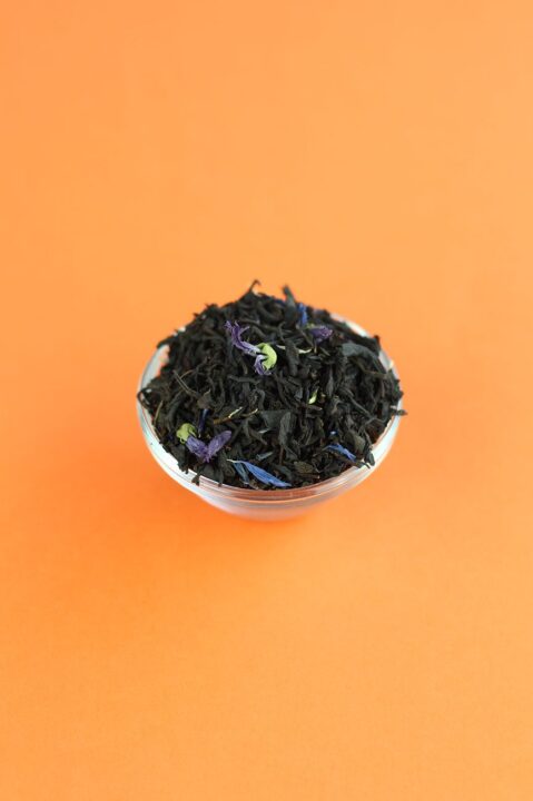 Herbata czarna Earl Grey Blue Flower z kwiatem malwy 50g
