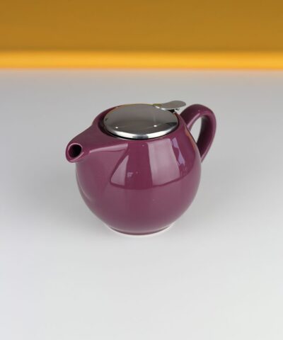 Czajnik do herbaty purpurowy otwierany Sara 600ml
