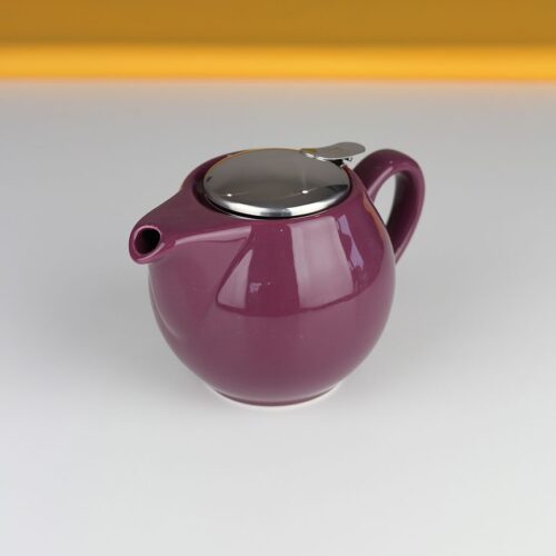 Czajnik do herbaty purpurowy otwierany Sara 600ml