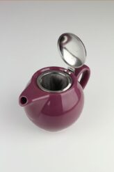 Czajnik do herbaty purpurowy otwierany Sara 600ml