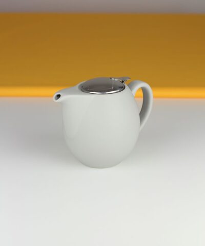 Czajnik do herbaty matowy szary z sitkiem Sara 900ml