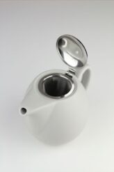 Czajnik do herbaty matowy szary z sitkiem Sara 900ml