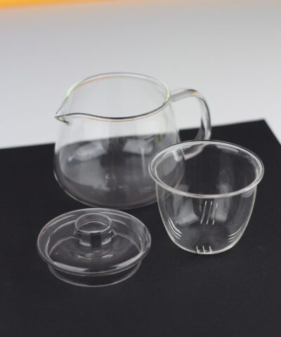 Szklany czajnik do herbaty z sitkiem szklanym Compact 450ml