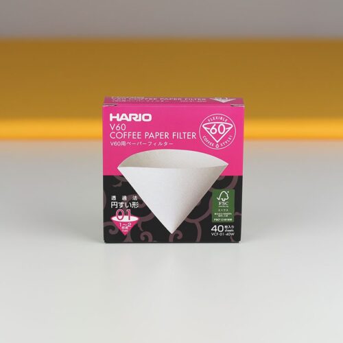 Filtry papierowe do drippera Hario V60-01 40 szt.