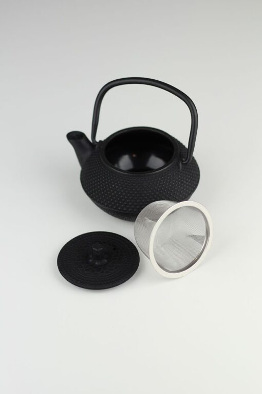 Żeliwny czajnik do herbaty Tetsu czarny 300ml