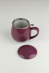 Najlepszy kubek do parzenia herbaty purpurowy 0,35l