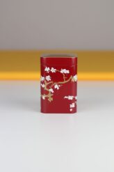 Puszka na herbatę sakura czerwona 100g