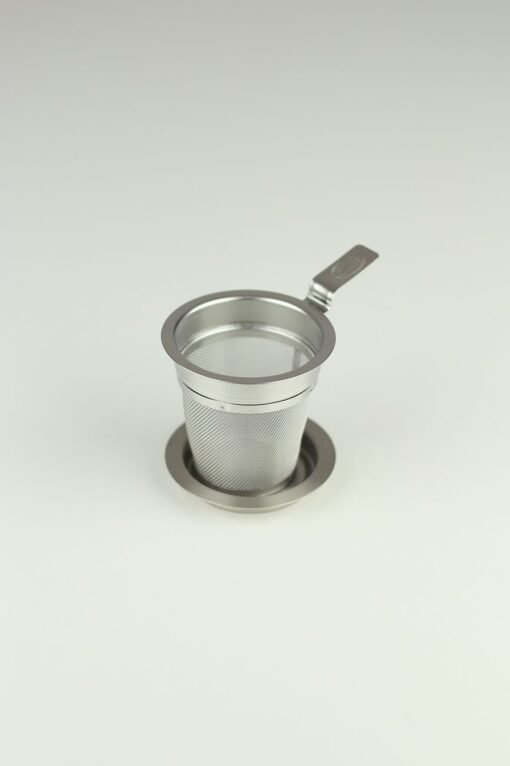 Zaparzacz sitko do herbaty metalowy z podstawką 5,5cm