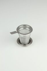 Zaparzacz sitko do herbaty metalowy z podstawką 5cm