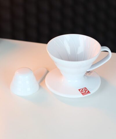 Dripper do kawy Hario V60-01 plastikowy biały