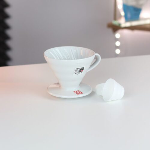 Dripper do kawy Hario V60-02 ceramiczny biały