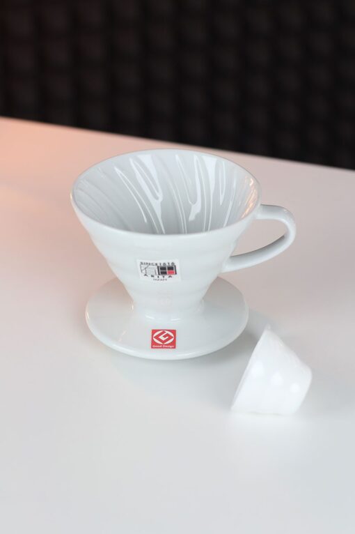 Dripper do kawy Hario V60-02 ceramiczny biały