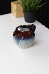 Czajnik do herbaty red glaze otwierany Sara 600ml