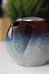 Czajnik do herbaty red glaze otwierany Sara 600ml