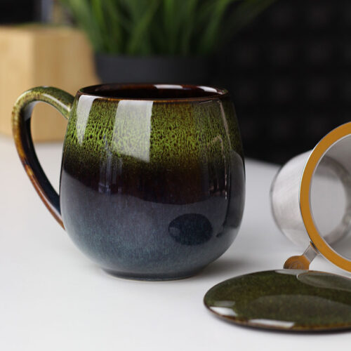 Najlepszy kubek glaze green do parzenia herbaty 0,35l