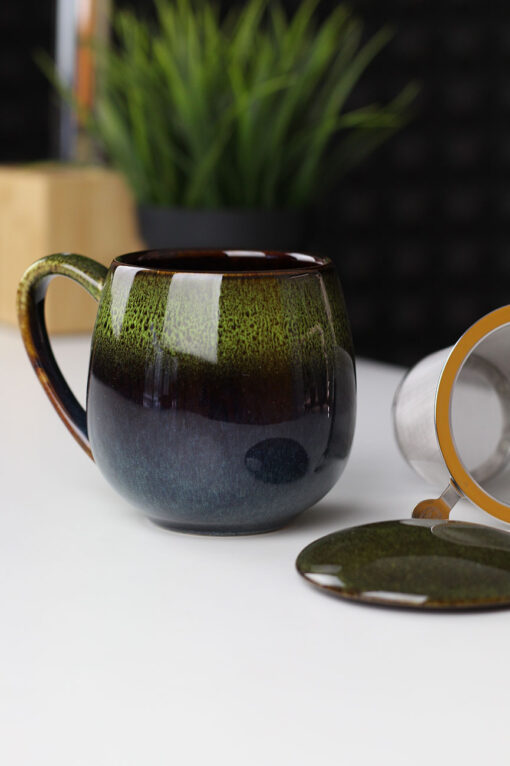 Najlepszy kubek glaze green do parzenia herbaty 0,35l