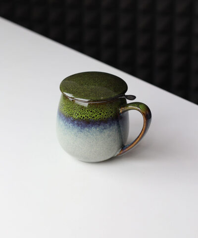 Najlepszy kubek glaze light green do parzenia herbaty 0,35l