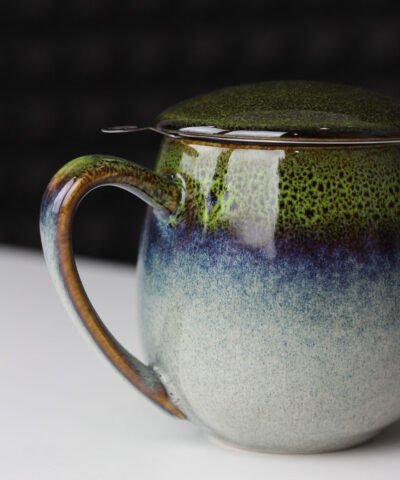 Najlepszy kubek glaze light green do parzenia herbaty 0,35l