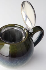 Czajnik do herbaty light green glaze otwierany Sara 600ml