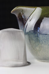 Czajnik do herbaty light green glaze otwierany Sara 600ml