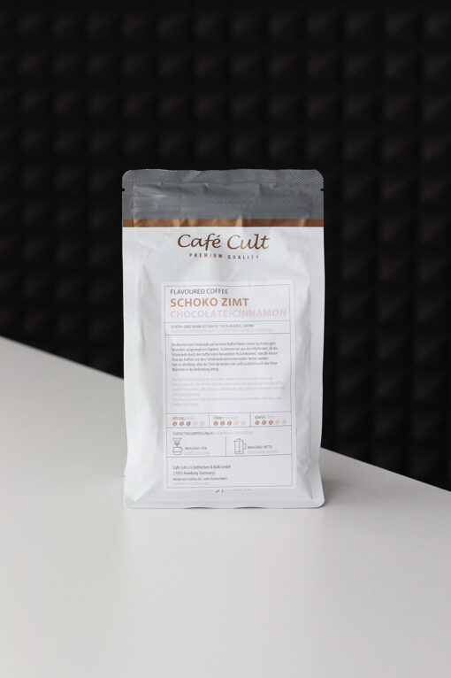 Kawa Cafe Cult Premium czekolada z cynamonem 250g w ziarnach