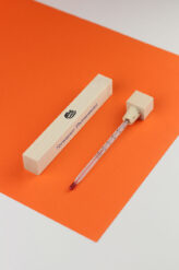 Termometr do herbaty drewniany 11cm