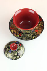 Gaiwan do herbaty Gaiwan Morpho 120 ml – porcelana, dekoracyjna klasyka parzenia