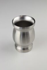 Matero do yerba mate Santiago 200ml – aluminiowe w naturalnym kolorze