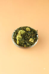 Herbata zielona Sencha Matcha Banana 50g – kremowy banan, wanilia i matcha